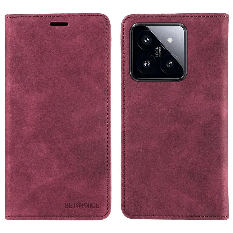 BETOPNICE 003 for Xiaomi 14 Pro Case Well-protected RFID Blocking Phone Stand Cover