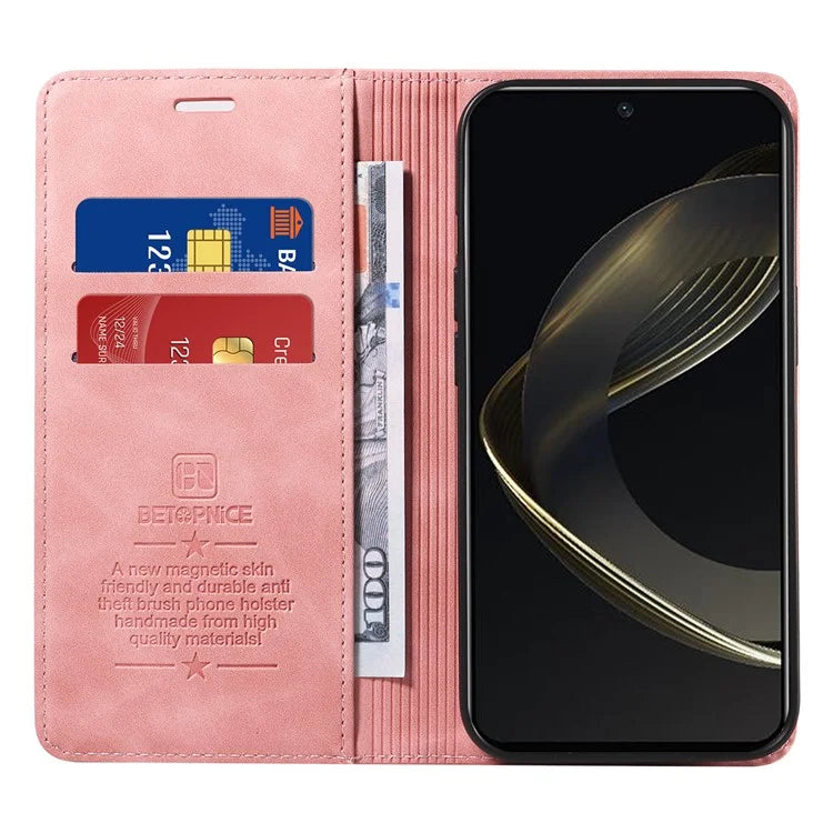 BETOPNICE 003 for Huawei nova 11 SE Case RFID Blocking Magnetic Closing Leather Cover