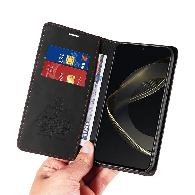 BETOPNICE 003 for Huawei nova 11 SE Case RFID Blocking Magnetic Closing Leather Cover