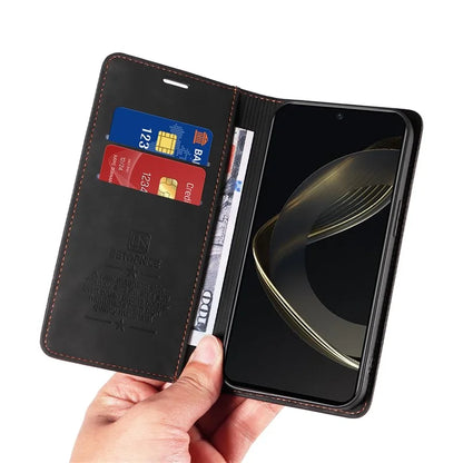 BETOPNICE 003 for Huawei nova 11 SE Case RFID Blocking Magnetic Closing Leather Cover