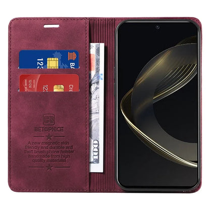 BETOPNICE 003 for Huawei nova 11 SE Case RFID Blocking Magnetic Closing Leather Cover