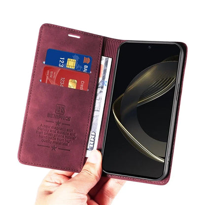 BETOPNICE 003 for Huawei nova 11 SE Case RFID Blocking Magnetic Closing Leather Cover