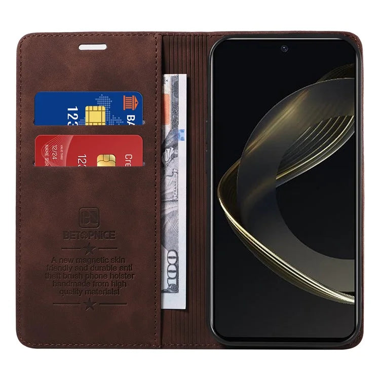 BETOPNICE 003 for Huawei nova 11 SE Case RFID Blocking Magnetic Closing Leather Cover