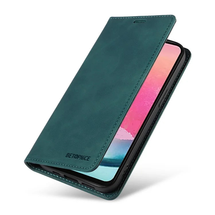 BETOPNICE 003 for Samsung Galaxy A25 5G (Global) (161.0 x 76.5 x 8.3mm) Case Mobile Phone Guard RFID Blocking Stand Cover