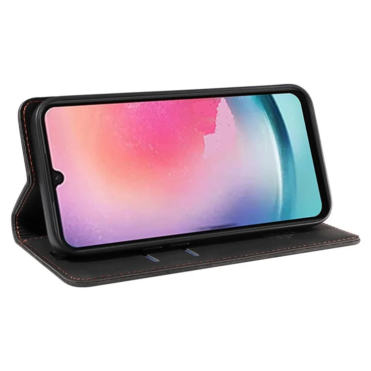 BETOPNICE 003 for Samsung Galaxy A25 5G (Global) (161.0 x 76.5 x 8.3mm) Case Mobile Phone Guard RFID Blocking Stand Cover