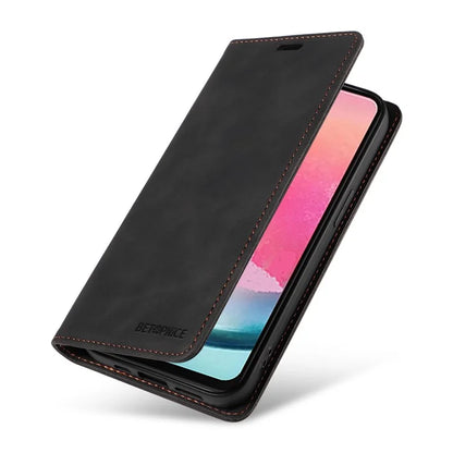 BETOPNICE 003 for Samsung Galaxy A25 5G (Global) (161.0 x 76.5 x 8.3mm) Case Mobile Phone Guard RFID Blocking Stand Cover