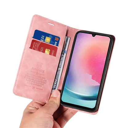 BETOPNICE 003 for Samsung Galaxy A25 5G (Global) (161.0 x 76.5 x 8.3mm) Case Mobile Phone Guard RFID Blocking Stand Cover