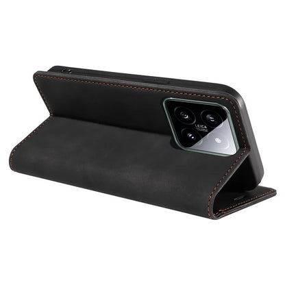 BETOPNICE 003 for Xiaomi 14 Case RFID Blocking Book Style Phone Stand Cover