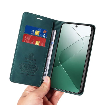 BETOPNICE 003 for Xiaomi 14 Case RFID Blocking Book Style Phone Stand Cover