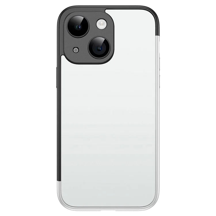 VOERO Ultra Slim Phone Cover for iPhone 13 6.1 inch Case Hard PC Phone Shell with PC Lens Film / White