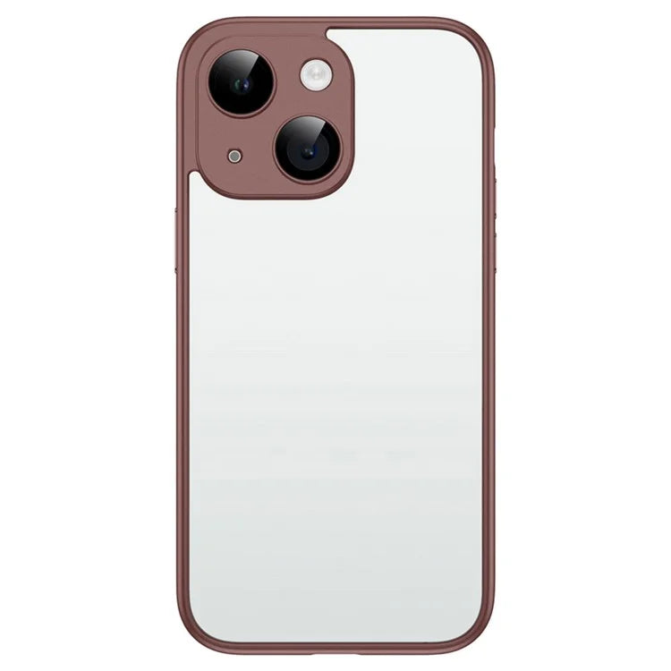 VOERO For iPhone 14 Plus Hard PC Case Anti-Drop Protective Phone Cover with PC Lens Film