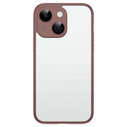 VOERO For iPhone 14 Plus Hard PC Case Anti-Drop Protective Phone Cover with PC Lens Film