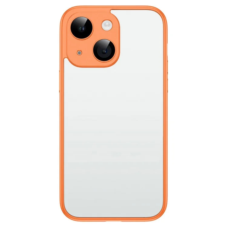 VOERO For iPhone 14 Plus Hard PC Case Anti-Drop Protective Phone Cover with PC Lens Film