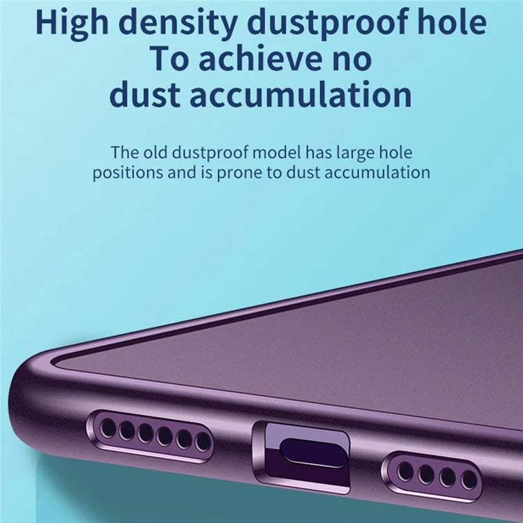 VOERO For iPhone 14 Plus Hard PC Case Anti-Drop Protective Phone Cover with PC Lens Film