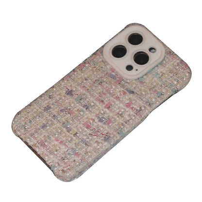 For iPhone 14 Pro Case Shockproof TPU+Cloth Phone Case with Lens Frame