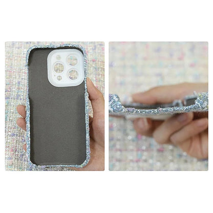 For iPhone 14 Pro Case Shockproof TPU+Cloth Phone Case with Lens Frame