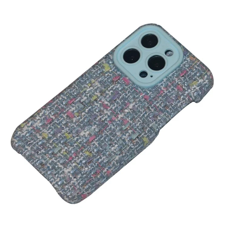 For iPhone 14 Pro Case Shockproof TPU+Cloth Phone Case with Lens Frame