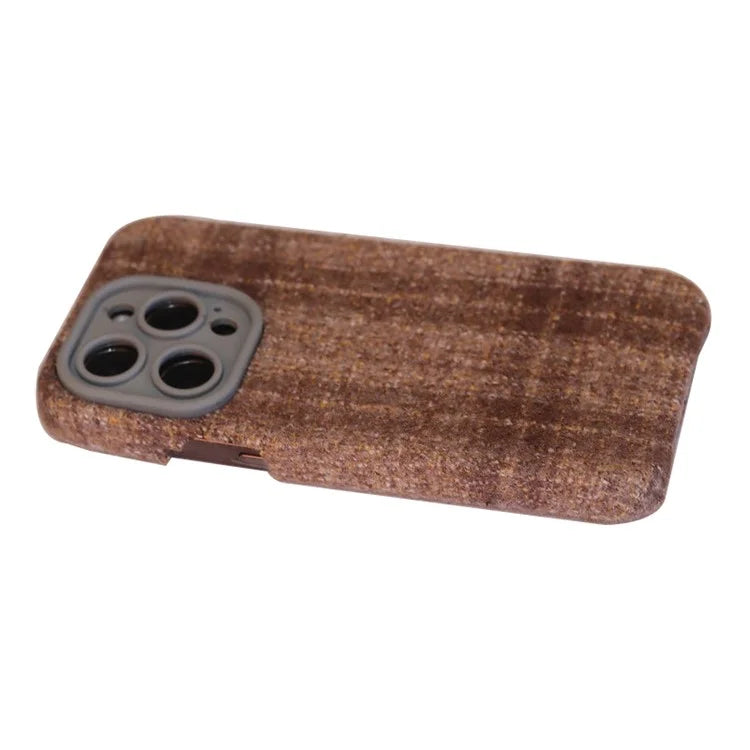 For iPhone 14 Pro Case Shockproof TPU+Cloth Phone Case with Lens Frame