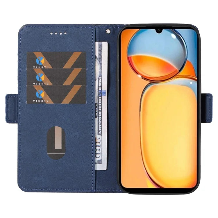 For Xiaomi Redmi 13C 4G / Poco C65 4G Case Imprinted Phone Leather Wallet Protective Cover
