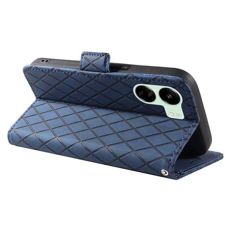 For Xiaomi Redmi 13C 4G / Poco C65 4G Case Imprinted Phone Leather Wallet Protective Cover