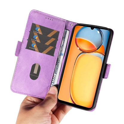 For Xiaomi Redmi 13C 4G / Poco C65 4G Case Imprinted Phone Leather Wallet Protective Cover