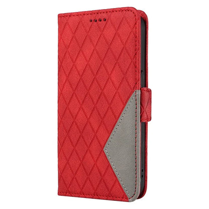 For Xiaomi 14 Pro Case Rhombus Imprinted Leather Flip Phone Protective Cover