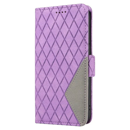 For Xiaomi 14 Pro Case Rhombus Imprinted Leather Flip Phone Protective Cover