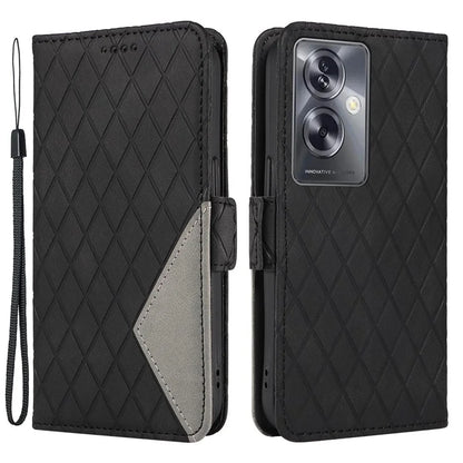 For Oppo A79 5G / A2 5G Case Imprinted Leather Protective Wallet Stand Phone Cover