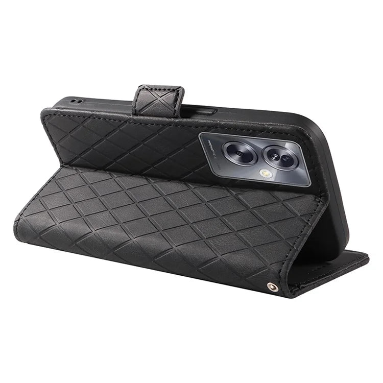 For Oppo A79 5G / A2 5G Case Imprinted Leather Protective Wallet Stand Phone Cover