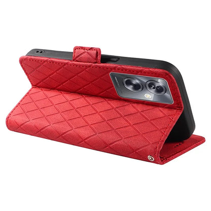For Oppo A79 5G / A2 5G Case Imprinted Leather Protective Wallet Stand Phone Cover