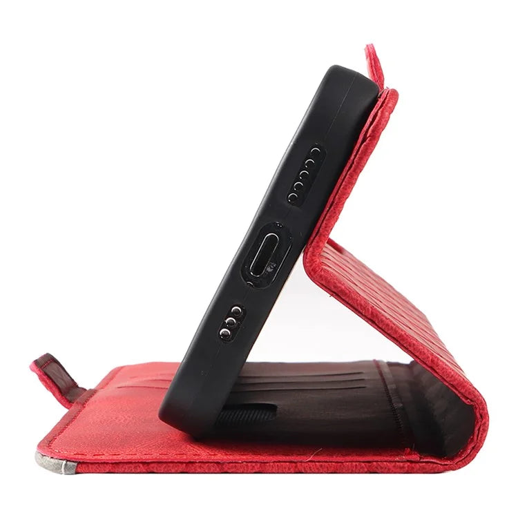 For Oppo A79 5G / A2 5G Case Imprinted Leather Protective Wallet Stand Phone Cover