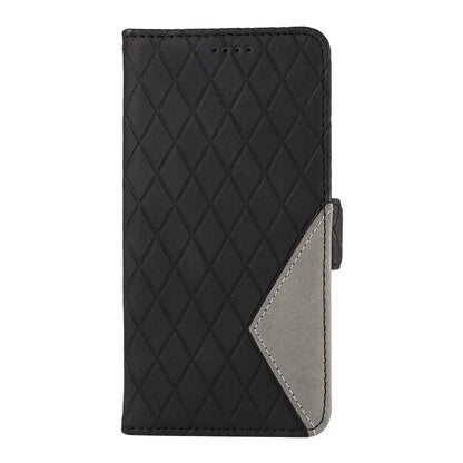 For Xiaomi 14 Case Rhombus Imprinted Leather Wallet Phone Stand Cover