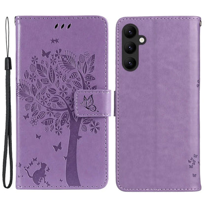 KT Imprinting Flower Series-3 for Samsung Galaxy A25 5G (Global) (161.0 x 76.5 x 8.3mm) Phone Case Magnetic Phone Cover Wallet