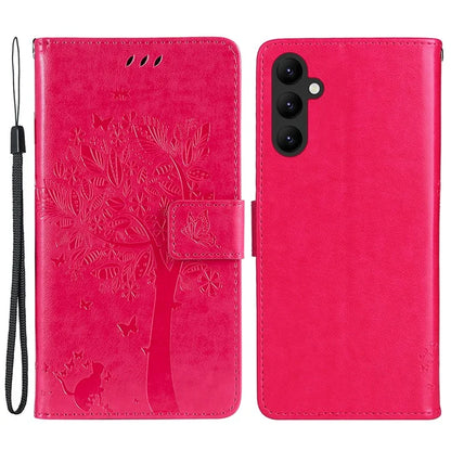 KT Imprinting Flower Series-3 for Samsung Galaxy A25 5G (Global) (161.0 x 76.5 x 8.3mm) Phone Case Magnetic Phone Cover Wallet