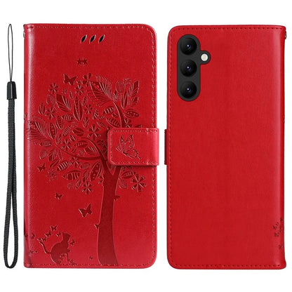KT Imprinting Flower Series-3 for Samsung Galaxy A25 5G (Global) (161.0 x 76.5 x 8.3mm) Phone Case Magnetic Phone Cover Wallet