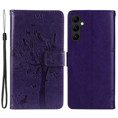 KT Imprinting Flower Series-3 for Samsung Galaxy A25 5G (Global) (161.0 x 76.5 x 8.3mm) Phone Case Magnetic Phone Cover Wallet
