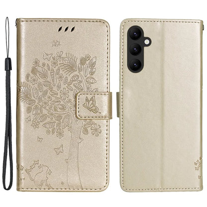 KT Imprinting Flower Series-3 for Samsung Galaxy A25 5G (Global) (161.0 x 76.5 x 8.3mm) Phone Case Magnetic Phone Cover Wallet