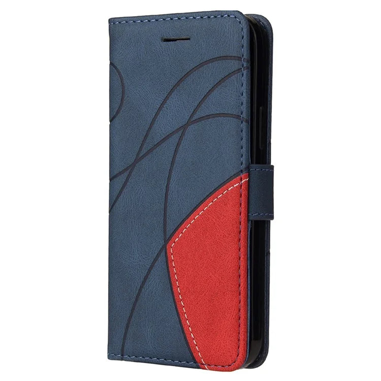 KT Leather Series-1 Phone Shell for Oppo A79 5G / A2 5G Case Splicing PU Leather Wallet Cover