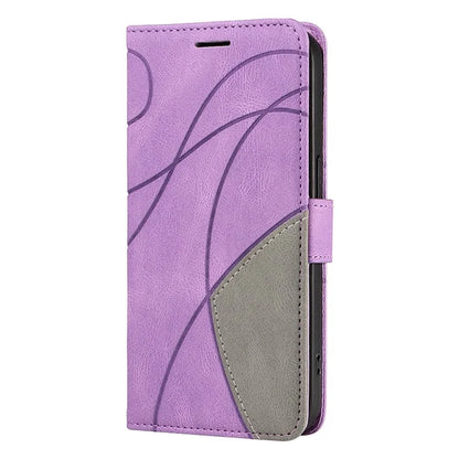 KT Leather Series-1 For Xiaomi Redmi 13C 4G / Poco C65 4G Case Splicing PU Leather Anti-fall Phone Cover
