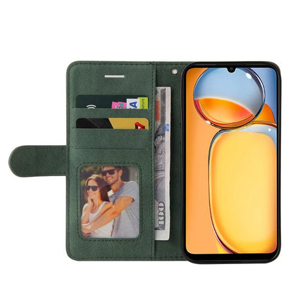 KT Leather Series-1 For Xiaomi Redmi 13C 4G / Poco C65 4G Case Splicing PU Leather Anti-fall Phone Cover