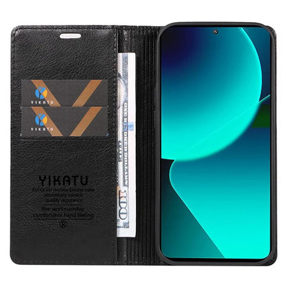 YIKATU YK-006 For Xiaomi 13T / 13T Pro / Redmi K60 Ultra Case PU Leather Litchi Texture Wallet Cover