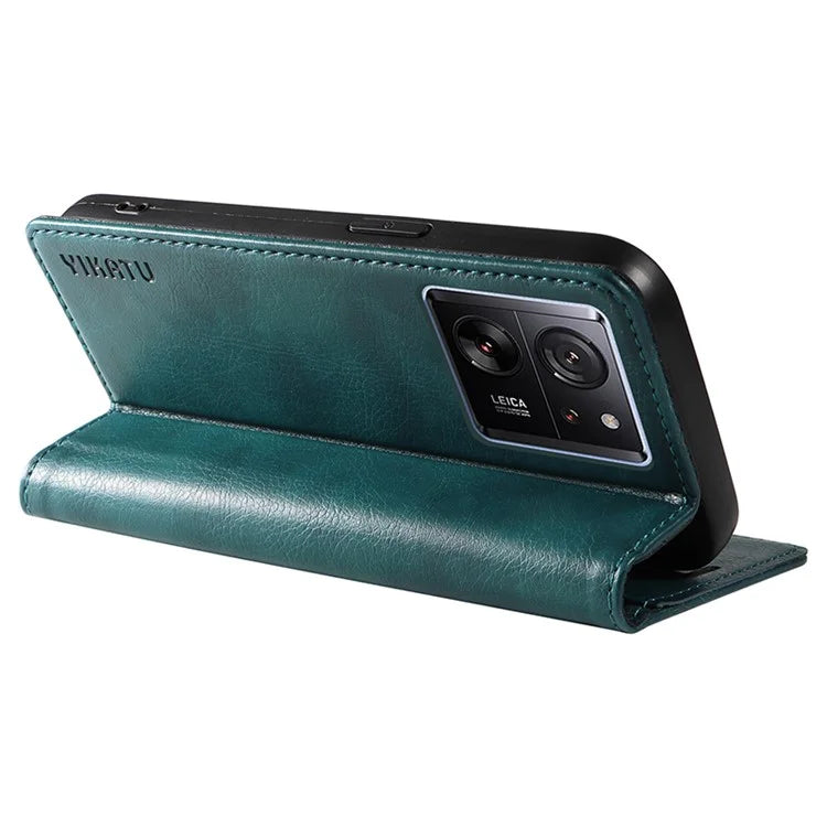 YIKATU YK-006 For Xiaomi 13T / 13T Pro / Redmi K60 Ultra Case PU Leather Litchi Texture Wallet Cover