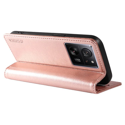 YIKATU YK-006 For Xiaomi 13T / 13T Pro / Redmi K60 Ultra Case PU Leather Litchi Texture Wallet Cover