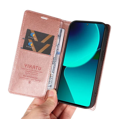 YIKATU YK-006 For Xiaomi 13T / 13T Pro / Redmi K60 Ultra Case PU Leather Litchi Texture Wallet Cover