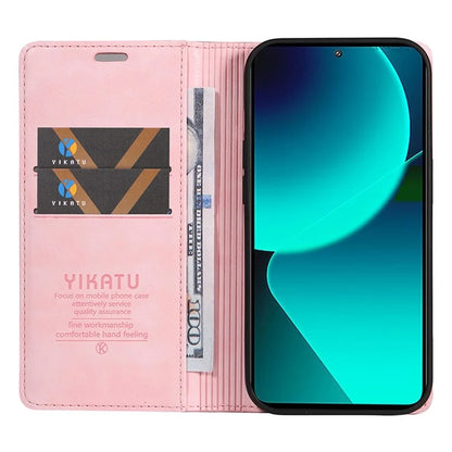 YIKATU YK-006 For Xiaomi 13T / 13T Pro / Redmi K60 Ultra Case PU Leather Litchi Texture Wallet Cover