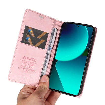 YIKATU YK-006 For Xiaomi 13T / 13T Pro / Redmi K60 Ultra Case PU Leather Litchi Texture Wallet Cover