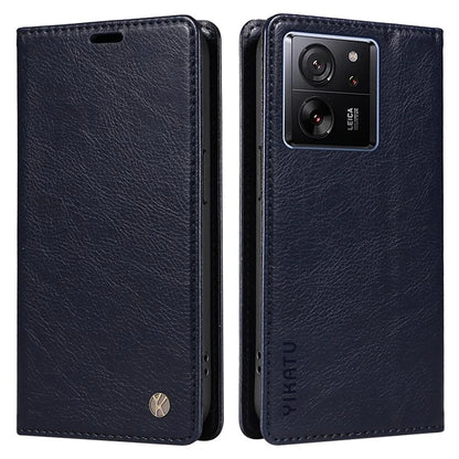 YIKATU YK-006 For Xiaomi 13T / 13T Pro / Redmi K60 Ultra Case PU Leather Litchi Texture Wallet Cover