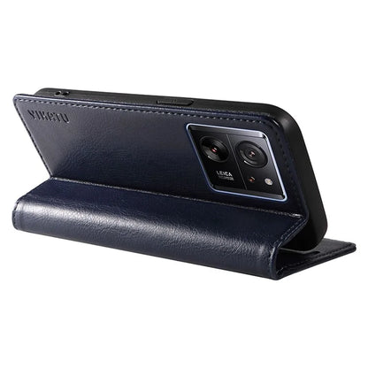 YIKATU YK-006 For Xiaomi 13T / 13T Pro / Redmi K60 Ultra Case PU Leather Litchi Texture Wallet Cover