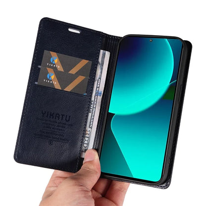 YIKATU YK-006 For Xiaomi 13T / 13T Pro / Redmi K60 Ultra Case PU Leather Litchi Texture Wallet Cover