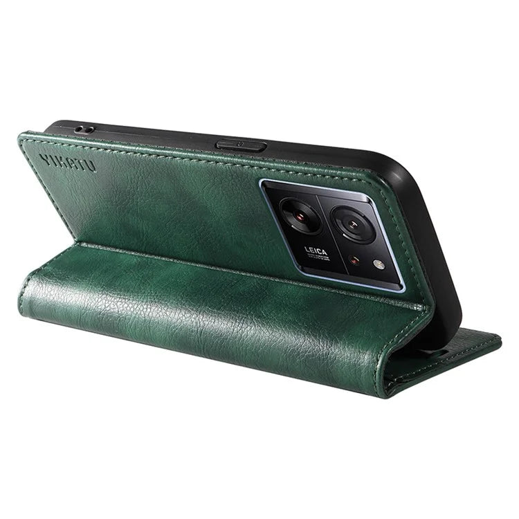 YIKATU YK-006 For Xiaomi 13T / 13T Pro / Redmi K60 Ultra Case PU Leather Litchi Texture Wallet Cover